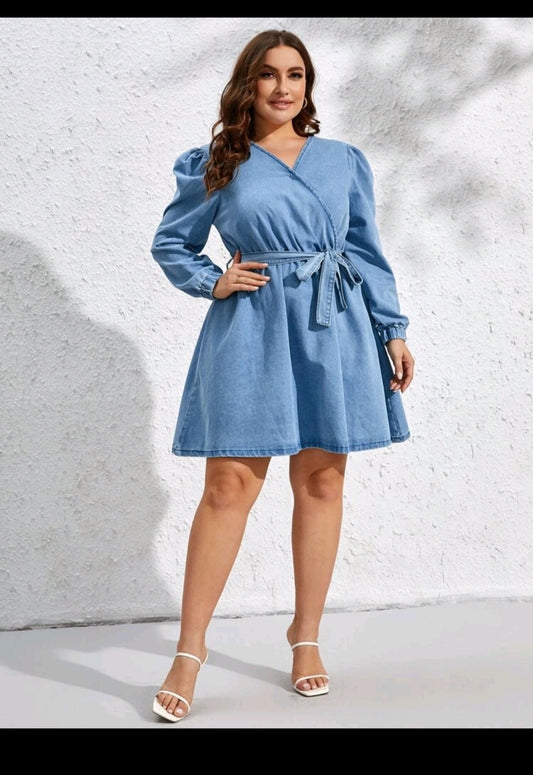 Denim dress