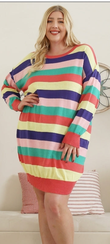 Rainbow knit sweater dress Untitled Dec4_15:28